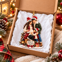 Personalized Baby on the Way Family Ornament – Christmas Pregnancy Reveal