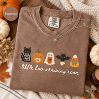 Little Boo Arriving Soon Halloween Shirt – Cute Pregnancy Announcement