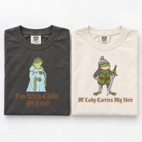 Funny Frog Pregnancy Shirt, New Mom Dad Gift,  Baby Shower Gift,Funny Baby Announcement T-Shirt,Matching We're Pregnant Shirts