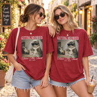 Future Mrs Getting Meowied Comfort Colors Shirt, Cat Mom Engagement Tee