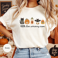 Little Boo Arriving Soon Halloween Shirt – Cute Pregnancy Announcement