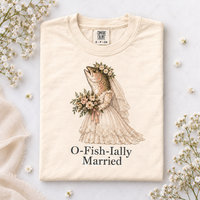 O-Fish-Ially Married Fish Couple Shirts – Bride & Groom Tees