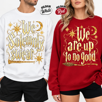 We Solemnly Swear & Up To No Good Couple Shirts – Funny Matching Gift