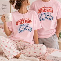 You’re My Otter Half Couple Shirts, Matching Otter Wedding Tees, Bride and Groom Shirts, Cute Newlywed Gift