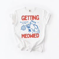 Getting Meowied Bachelorette Shirt, Cat Themed Bach Party Shirts, Comfort Colors Cat Bachelorette Tees, Cat Lovers Wedding Shirts