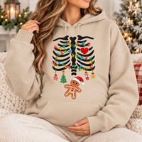 Christmas Pregnancy Skeleton Baby Sweatshirt & Hoodie – Reveal Gift For Mom To Be