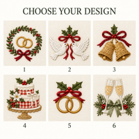 First Christmas Married Ornament, Personalized Embroidered Hoop Ornament, Custom Wedding Christmas Keepsake, Newlywed Gift Decor