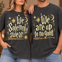 We Solemnly Swear & Up To No Good Couple Shirts – Funny Matching Gift