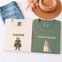 Custom Matching Pregnancy Reveal Shirts, Medieval Frog Couple Tees, Baby Announcement Shirts, Funny New Parents Gift, Expecting Mom Dad Tee