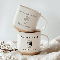 Funny Officiant Pottery Mug, Custom Fisherman O-Fish-Iant, Marriage Officiant Proposal Gift, Gift for Fisherman O-fish-iant