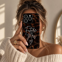 Future Mr & Mrs Tortoiseshell Tough & MagSafe Phone Case – Bride Groom Gift