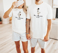 Mr And Mrs Silly Goose Shirt, Newlywed Matching Couple Tee, Bride And Groom Funny Honeymoon Shirt, Wedding Gift Anniversary