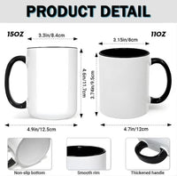 Personalized Striped Future Mrs Mug & Ornament – Custom Coffee Mug, Accent Mug, Bride-to-Be Engagement & Bridal Shower Gift