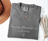 Personalized Future Mrs Shirt – Bride to Be Engagement Tee
