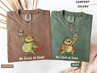 Matching Pregnancy Announcement Shirt, Funny Frog Mom and Dad T-Shirt, Cute Pregnancy Cravings Couple Tee, Expecting Parents Gift