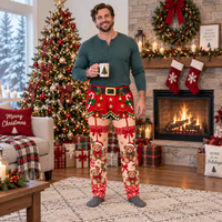 Funny Christmas Pajama Pants – Holiday Gag Gift For Men