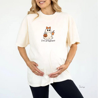Halloween Pregnancy Shirt, Funny Pregnancy Announcement Tshirt, Couple Pregnancy Reveal Tee, Baby Reveal Gift For Expecting Mom and Dad