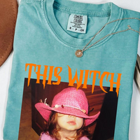 Personalized This Witch Is Getting Hitched Shirt, Custom Photo Halloween Bride Tee, Funny Bachelorette Party Shirt, Bride To Be Gift