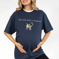 Funny Pregnant Cow Shirt, This Little Heifer Is Pregnant Tee, Country Mom To Be Shirt, Pregnancy Announcement Gift