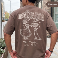 Personalized Till Death Skeleton Couple Shirts – Halloween Wedding Tees