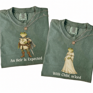 Funny Frog Pregnancy Announcement Shirt, Matching Mom Dad Tee, Couples Baby Reveal Shirt, Pregnancy Announcement Gift