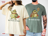 Matching Pregnancy Announcement Shirt, Funny Frog Mom and Dad T-Shirt, Cute Pregnancy Cravings Couple Tee, Expecting Parents Gift