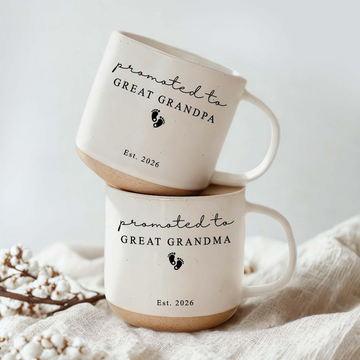 Promoted to Great Grandparents Mug, Pregnancy Announcement Gift,Gift for New Great Grandparents, Baby Announcement Mug Pregnancy Reveal Gift
