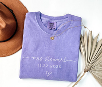Personalized Future Mrs Shirt – Bride to Be Engagement Tee