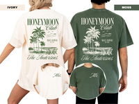 Honeymoon Club Shirt, Custom Mr And Mrs Shirts, Newlywed Wedding Shirt, Just Married Shirt, Wife And Husband Shirt
