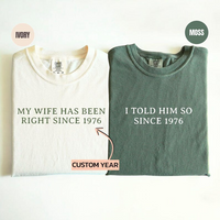 Funny 50th Anniversary Gifts, 50th Wedding Anniversary Tshirts For Parents, Personalized Anniversary Year, Funny Couple Gifts