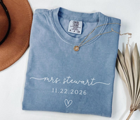 Personalized Future Mrs Shirt – Bride to Be Engagement Tee