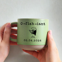 Funny Officiant Pottery Mug, Custom Fisherman O-Fish-Iant, Marriage Officiant Proposal Gift, Gift for Fisherman O-fish-iant