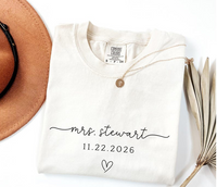 Personalized Future Mrs Shirt – Bride to Be Engagement Tee