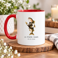 Funny Officiant Mug, O-Fish-Iant Coffee Mug, Fishing Wedding Officiant Gift, Fisherman Minister Mug, Marriage Officiant Gift for Him