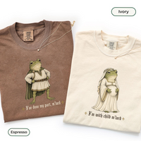 Funny Matching Pregnancy Reveal Shirt, Medieval Frog Pregnant Tee, His and Her Baby T-Shirt, Whimsical Mama Gift, Pregnancy Announcement Top