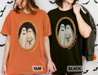 Ghost Couple Matching Shirt, Custom Bride Groom Ghosts Tshirt Just Married Honeymoon Shirt Newlyweds Tee Gothic Wedding Gift