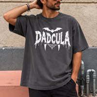 Momster & Dadcula Halloween Comfort Colors Shirts, Matching Mom Dad Couple Tees, Funny Spooky Family Gift
