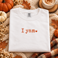 She's My Sweet Potato & I Yam T-Shirt – Thanksgiving Couples Gift
