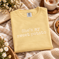 She's My Sweet Potato & I Yam T-Shirt – Thanksgiving Couples Gift
