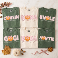 One Little Pumpkin First Birthday Family Matching Shirts, Fall Party Outfits