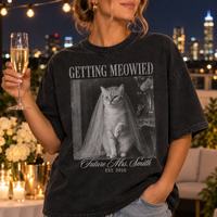 Personalized Getting Meowied Shirt – Custom Future Mrs Last Name & Year