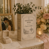 Personalized Love Story Book Vase, Custom Wedding Gift for Couple, Bridal Shower Gift