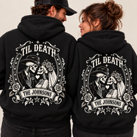Custom Western Til Death Hoodie & Sweatshirt – Newlywed Couple Gift