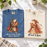 Sweet Potatin & I Yam Fish Couple Shirts – Funny Couple Gift