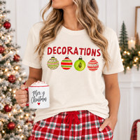 I Put The D In Decorations & Ornaments Couple Shirts – Funny Christmas Gift