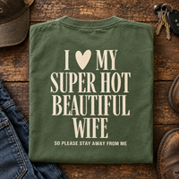 I Love My Hot Girlfriend Comfort Colors Shirt – Funny Boyfriend Couple Gift