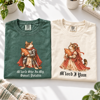 Sweet Potatin & I Yam Cat Couple Shirts – Funny Couple Gift