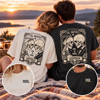 Personalized Til Death Mr & Mrs Skeleton Shirts – Wedding Couple Gift