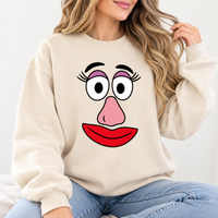 Funny Face Couple Sweatshirt & Hoodie – Matching Couple Gift