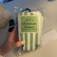 Personalized Coastal Bachelorette Can Cooler, Custom Beach Party Favor for Bridesmaids, Bachelorette Party Gifts